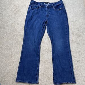 Levi's Classic Bootcut Jeans Women's Size 12 Blue denim‎ Stretch 34x28